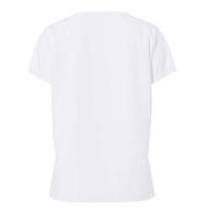 T-Shirt Blanc Coeur Femme Pieces Pcoda vue 2