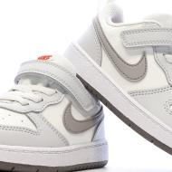 Baskets Grise Enfant Nike Court Borough Low Recraf vue 7