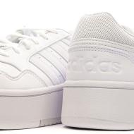 Baskets Blanches Femme Adidas Hoops 3.0 Bold vue 7