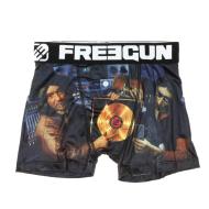 Boxer Noir/Marine Garçon Freegun RAP pas cher