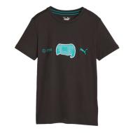 T-shirt Noir Garçon Puma Mapf1 Graphic pas cher