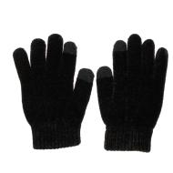 Gants Noir Femme Infinitif Paris Chenille