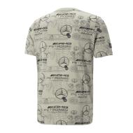T-shirt Gris Homme Puma Mercedes Mapf1 All vue 2