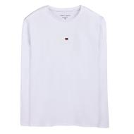 T-Shirt Manches Longues Blanc Homme Teddy Smith Jim pas cher