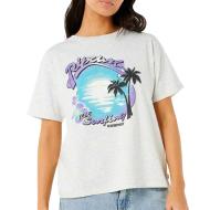 Rip Curl Neon Isles Women's Heather Grey T-Shirt affordable