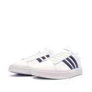 Baskets Blanches/Marine Homme Adidas Grand Court 2.0 HP2531 vue 6