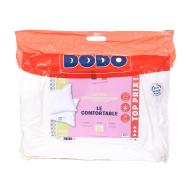 X2 Oreillers Blanc Dodo Moelleux confort 50x70 pas cher