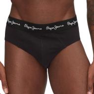 x3 Black Men's Pepe Jeans Briefs PMU Photo of the Espace des Marques %store% store - view of %key%