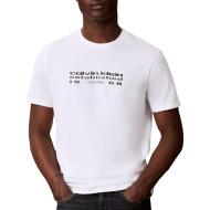 Weißes Herren-T-Shirt von Calvin Klein Jeans LV04RG800G