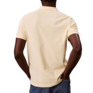 Gelbes Herren-Polohemd von Calvin Klein Jeans Ss Monogram Pique Ansicht 2