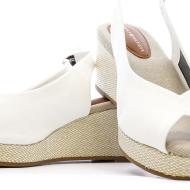 Sandales Blanches Femme Tommy Hilfiger Flag vue 7