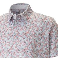 Chemisette de Golf Grise à Motifs Homme Puma Florals vue 3