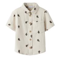 Chemise Beige Garçon Name it Joshua pas cher