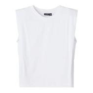 T-shirt Blanc Fille Name It Fhads pas cher