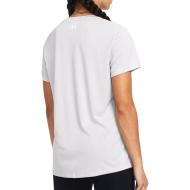 T-Shirt Gris Clair Femme Under Armour Tech vue 2
