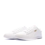 Baskets Blanche/Rose Femme Puma Vikky Lopro vue 6