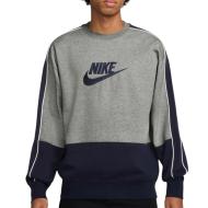 Sweat Gris/Marine Homme Nike Fleece pas cher