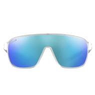 Lunettes de soleil Solar Discovery Transparent Polarized Flash Bleu vue 2