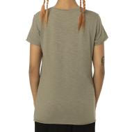 T-shirt Kaki Femme Von Dutch Slub vue 2