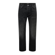 Jean Droit Noir Homme Only & Sons Fade pas cher