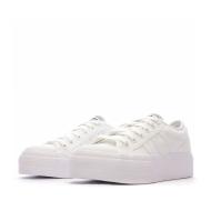 Baskets Blanches Femme Adidas Nizza vue 6