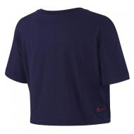 Equipe de France Crop Top Marine Femme Nike vue 2