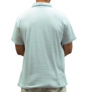 Polo Bleu clair Homme Paname Brothers Eponge vue 2