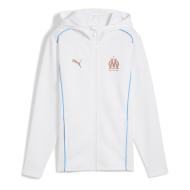 OM Sweat Zippé Blanc Junior Puma 24/25 pas cher