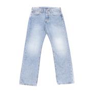 Jean Droit Original Bleu Clair Foncé Homme Levi's 501 pas cher