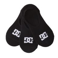 3 pairs of black men’s DC Shoes Liner socks affordable