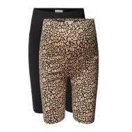 X2 Shorts de Grossesse Noir/Léopard Femme Mamalicious Julienne pas cher