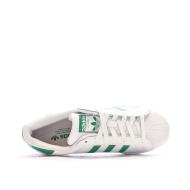 Baskets Blanc/Vert Homme Adidas Superstar IF3654 vue 4