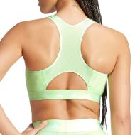 Brassière Verte Femme Adidas IR5642 vue 2
