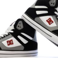 Weiße/schwarze Herren-Sneaker DC Shoes Pure High Ansicht 7