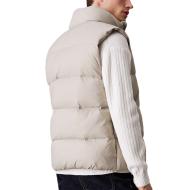Doudoune sans manches Beige Homme Calvin Klein Jeans Vest vue 2