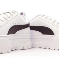 Baskets Blanches/Noires Fille Puma Mayze vue 7