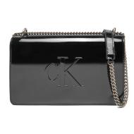 Sac à bandoulière Noire Femme Calvin Klein Jeans Sculpted pas cher