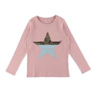 T-shirt Manches Longues Rose Fille Name it Tania