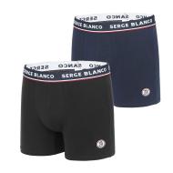 X2 Boxers Marine/Noir Homme Serge Blanco GNO pas cher