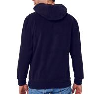 Sweat à capuche Marine Homme Schott Micro Polar vue 2