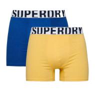 x2 Boxers Jaune/Bleu Homme Superdry M3110340A