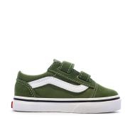 Baskets Vertes Garçon/Fille Vans Old Skool vue 2