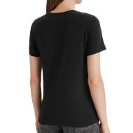 X3 T-Shirt Noir Mixte Calvin Klein Jeans Cotton vue 3