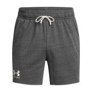 Short Gris foncé Homme Under Armour Rival Terry 6 pas cher