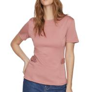 T-shirt Rose Femme Vila Lillie pas cher