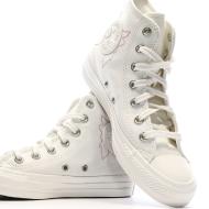 Baskets Blanches Femme Converse Chuck Taylor All Star vue 7