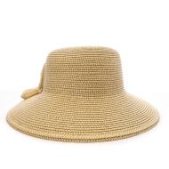 Chapeau de Paille Beige Femme Via Lorenzo Bohème vue 2