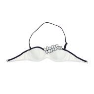 Haut de Bikini Corbeille Blanc Femme Nana Cara Juliette vue 2