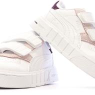 Baskets Blanc/Rose Puma Cali Court Match vue 7