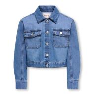 Veste en jean Bleu fille Kids ONLY Koglumi pas cher